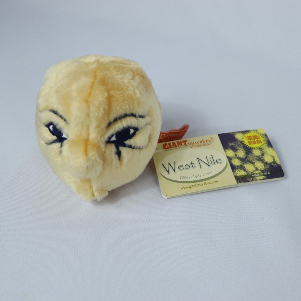 Giant Microbes West Nile Virus Science Plush by Drew Oliver NEW WITH TAG